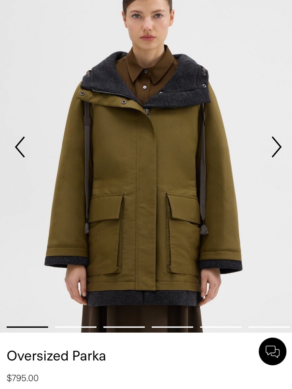 Reversible water- resistant wool jacket